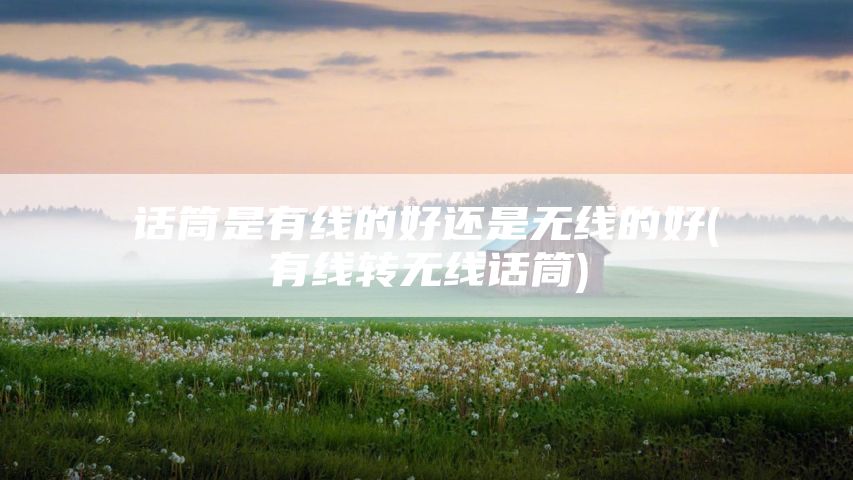 话筒是有线的好还是无线的好(有线转无线话筒)