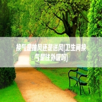 换气是抽风还是送风(卫生间换气是往外吸吗)