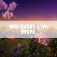 胡椒是下奶还是回奶(坐月子吃胡椒回奶吗)