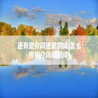 还有是介词还是副词(怎么辨别介词和副词)